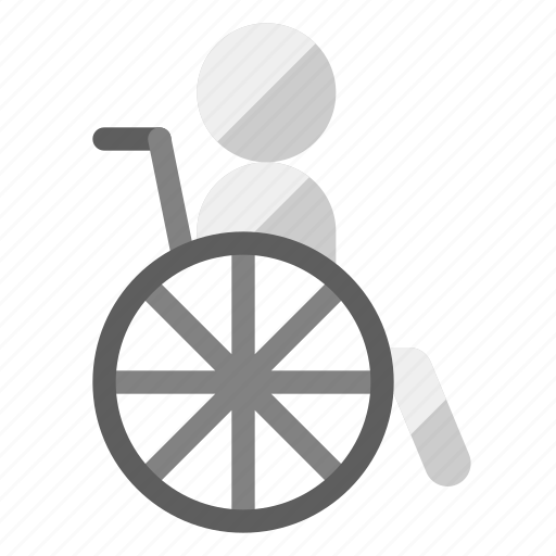 Wheelchair, disabled, medical equipment, medic, medical, health, paralysis icon - Download on Iconfinder