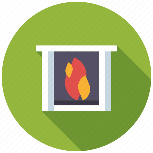 Facility, fireplace, home, interior, real estate, realty icon - Download on Iconfinder
