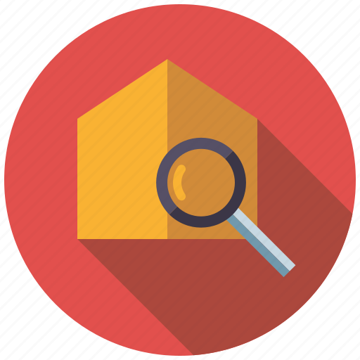 Home, house, real estate, realty, searching icon - Download on Iconfinder