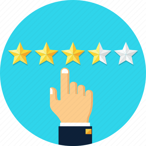 Hand, rating, review, star icon - Download on Iconfinder