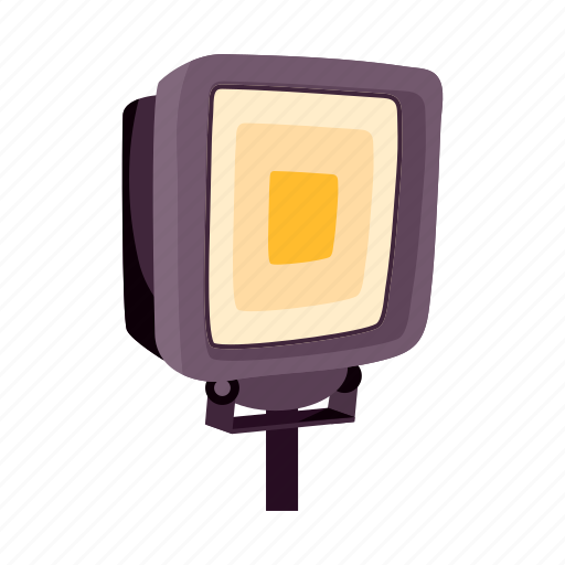 Equipment, floodlight, lamp, lantern, light, projector, searchlight icon - Download on Iconfinder