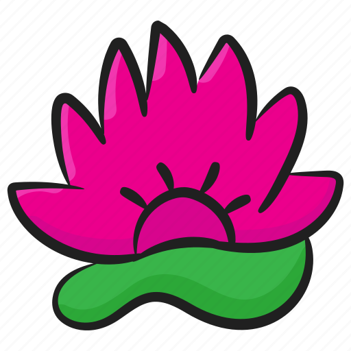 Bloom, blossom, floral, flower, nature, water lotus icon - Download on Iconfinder