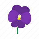cartoon, floral, flower, nature, plant, spring, violet