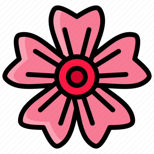 Flower, cherry blossom, floral, croci, bloom, plant icon - Download on Iconfinder