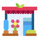 flower, shop, store