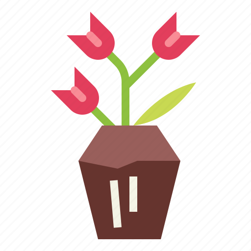 Floral, flower, tulips, vase icon - Download on Iconfinder