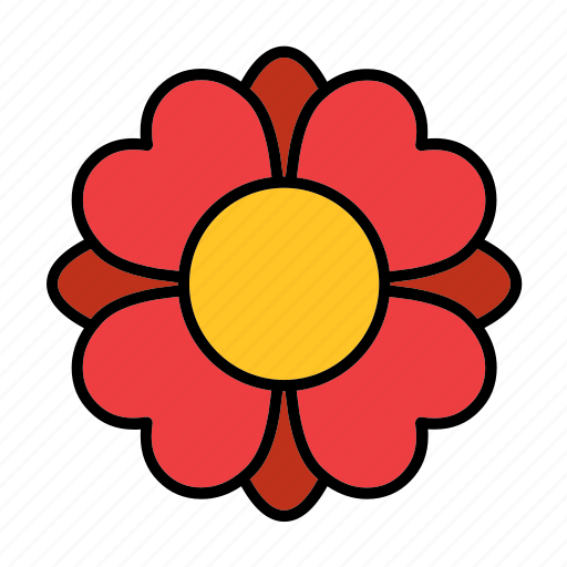 Abstract, bloom, dahlia, floral, flower, nature, shape icon - Download on Iconfinder