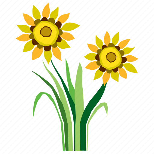 Abstract, flora, floral, flower, nature, plant, sunflower icon - Download on Iconfinder
