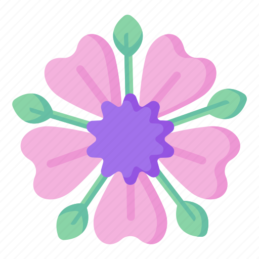 Flower, flora, blossom, potentilla, petunia, floral icon - Download on Iconfinder