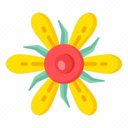 Flower, flora, blossom, blooming flower, tick seed icon - Download on Iconfinder