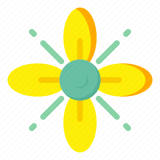 Flower, flora, blossom, yellow flower, yellow pimpernel icon - Download on Iconfinder