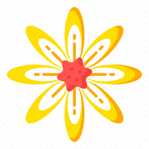 Flower, flora, blossom, blooming flower, thinleaf sunflower icon - Download on Iconfinder
