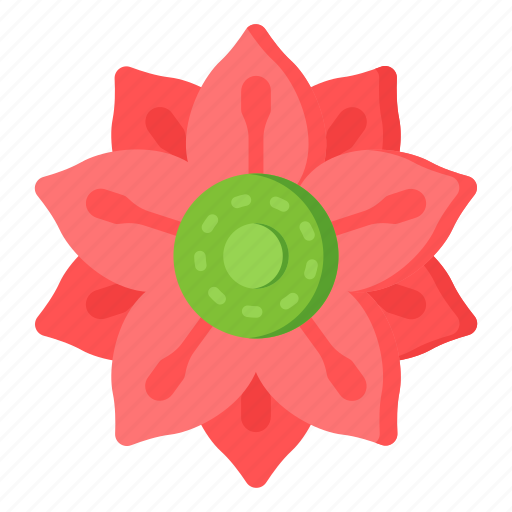 Flower, flora, blossom, dahlia pinnata, red perennials icon - Download on Iconfinder