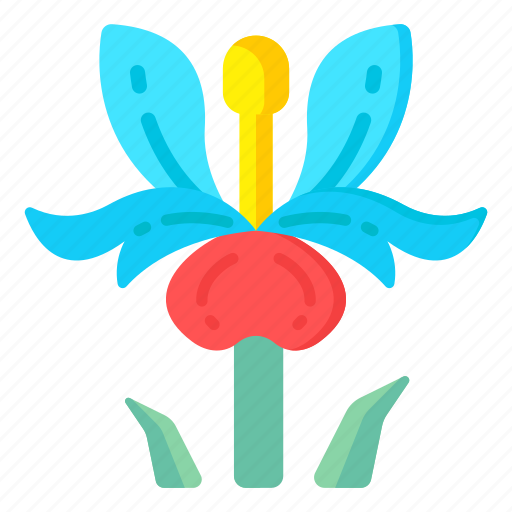 Flower, flora, blossom, commelina communis, nature icon - Download on Iconfinder