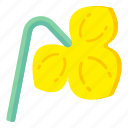 flower, flower stem, blossom, yellow iris, blooming flower 