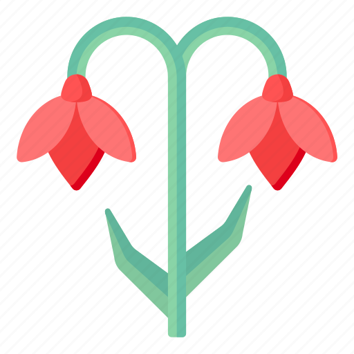 Flowers, flora, blossom, red bellflowers, hyacinthoides flowers icon - Download on Iconfinder