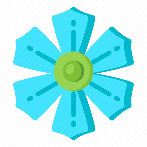 Flower, flora, blossom, blooming flower, periwinkle icon - Download on Iconfinder