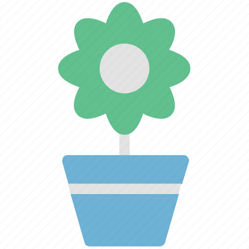 Flower, flower pot, nature, plant pot, pot icon - Download on Iconfinder