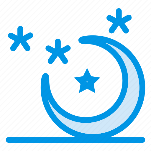 Higher, lunar, moon, night, sky, stars, weather icon - Download on Iconfinder