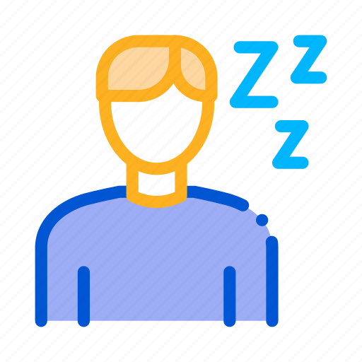 Drowsiness, man, sleep, zzz icon - Download on Iconfinder