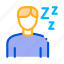 drowsiness, man, sleep, zzz 