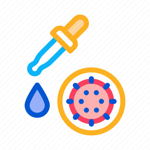 Chemical dropper, laboratory tool, microbe, pipette icon - Download on Iconfinder