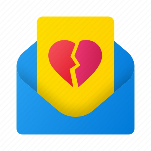 Breakup, broken heart, divorce, hurt, broken icon - Download on Iconfinder