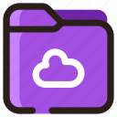folder, cloud, archive, data, directory, document, drive, file, storage