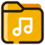 folder, music, archive, data, directory, document, file, sound 