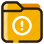 folder, warning, archive, data, directory, document, error, file 