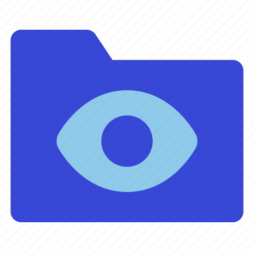 Eye, folder, file, paper, documents, document, office icon - Download on Iconfinder