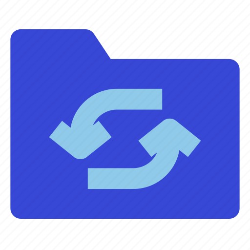 Refresh, folder, extension, storage, paper, file, documents icon - Download on Iconfinder