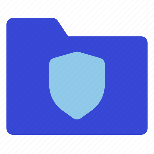 Shield, folder, extension, storage, paper, file, documents icon - Download on Iconfinder