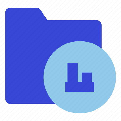 Statistic, folder, extension, storage, paper, file, documents icon - Download on Iconfinder