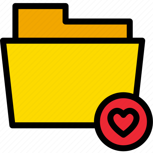 Data, document, favorite, file, folder, heart icon - Download on Iconfinder