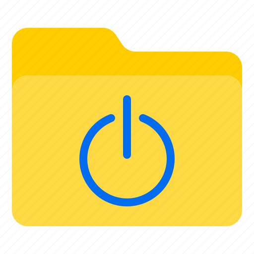 Doc, document, file, folder, power icon - Download on Iconfinder