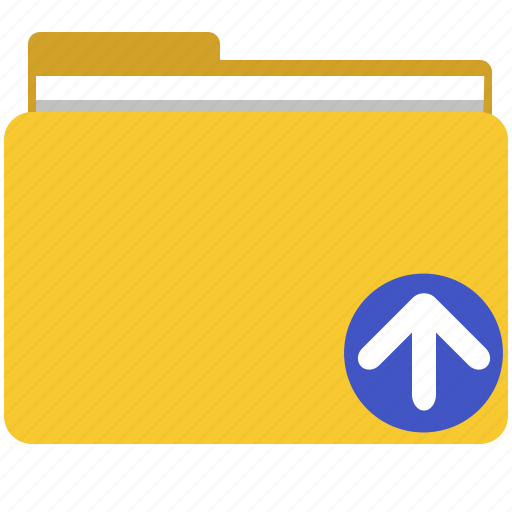 Archive, data, document, file, folder, up, yellow icon - Download on Iconfinder