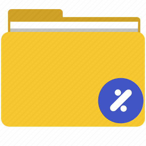 Data, document, file, folder, percent icon - Download on Iconfinder