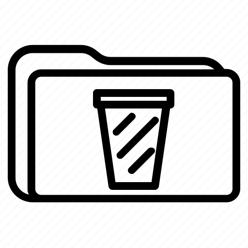Delete, folder, recyle bin, trash icon - Download on Iconfinder