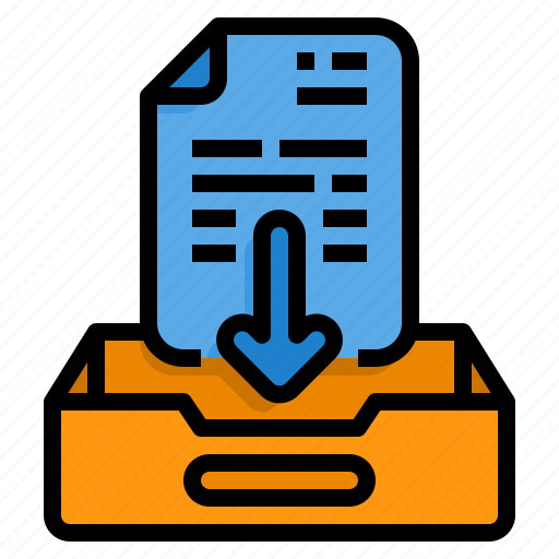Download, archive, storage, file, document icon - Download on Iconfinder
