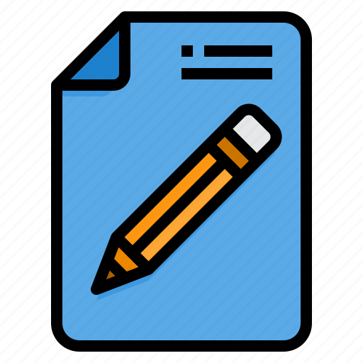 Edit, file, text, document icon - Download on Iconfinder