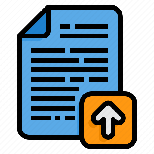 Upload, file, up, arrow, document icon - Download on Iconfinder