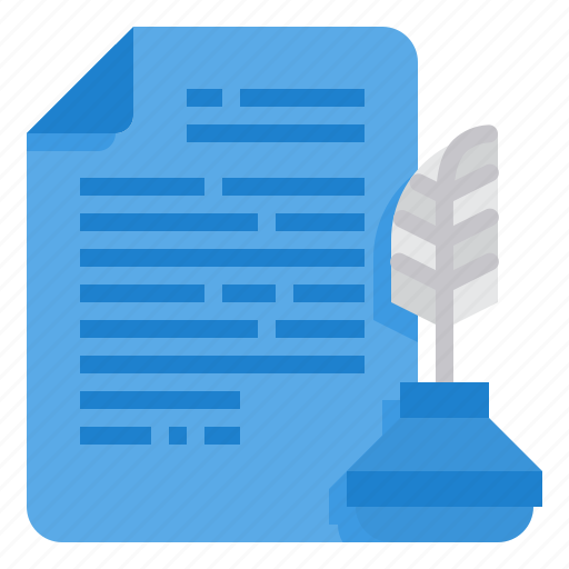 Author, text, writing, file, document icon - Download on Iconfinder