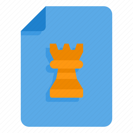Strategy, chess, file, document, plan icon - Download on Iconfinder