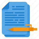 text, writing, file, document, author