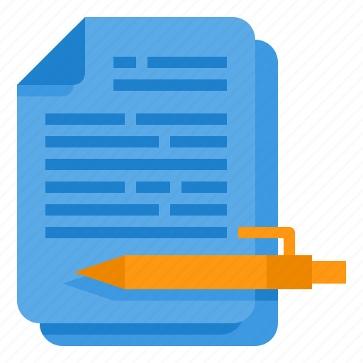 Text, writing, file, document, author icon - Download on Iconfinder