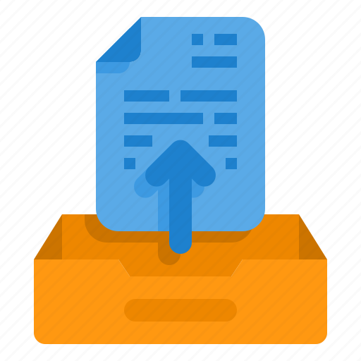 Upload, archive, storage, file, document icon - Download on Iconfinder