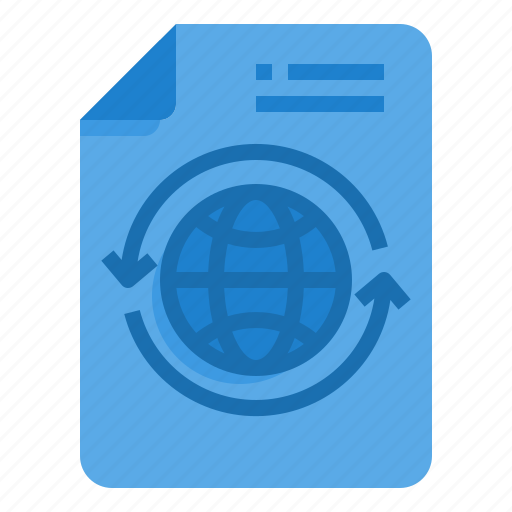 Worldwide, file, document, world, globe, grid icon - Download on Iconfinder