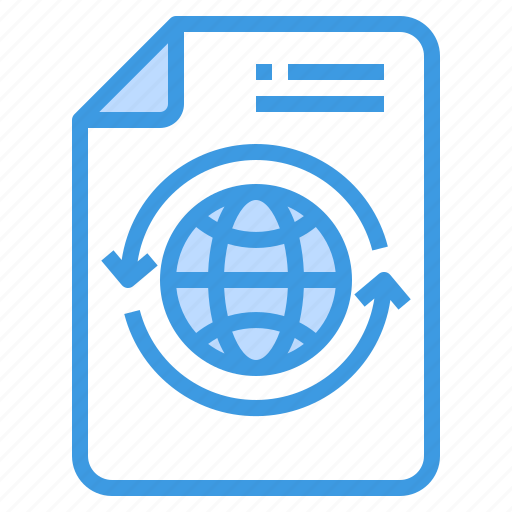 Worldwide, file, document, world, globe, grid icon - Download on Iconfinder