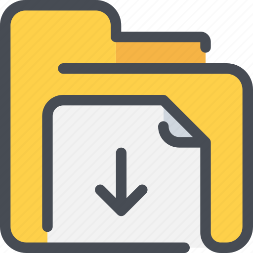 Archive, arrow, document, file, folder icon - Download on Iconfinder